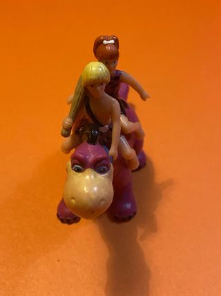Figuras Pebbles, BamBam y Dino PV