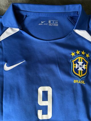 Camiseta Brasil Nike Ronaldo 2002 Talla S