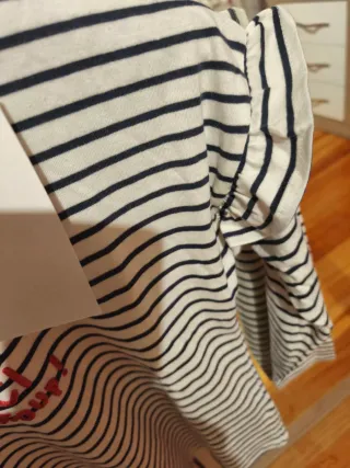 Camiseta niña rayas Vertbaudet talla 10 140cm