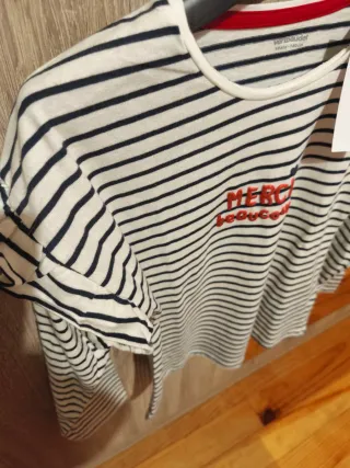 Camiseta niña rayas Vertbaudet talla 10 140cm