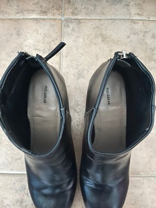 Botines tacón negros