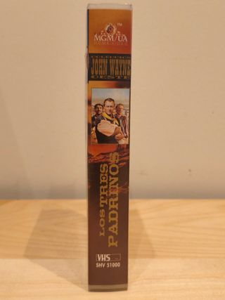 Película VHS John Wayne: Los Tres Padrinos