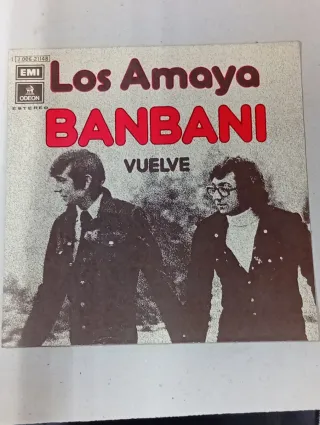 Portada single Los Amaya Banbani Vuelve EMI Odeon
