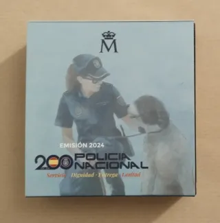 Moneda 10 euros Plata Policía Nacional 2024