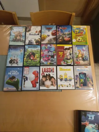 Lote 15 Películas DVD Animadas Infantil