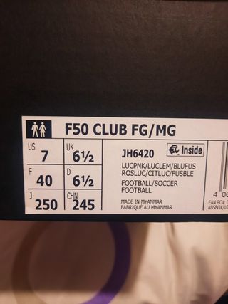 Botas de fútbol Adidas F 50