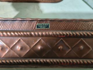 Cubre macetas de cobre (Set de 4)