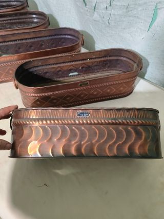 Cubre macetas de cobre (Set de 4)