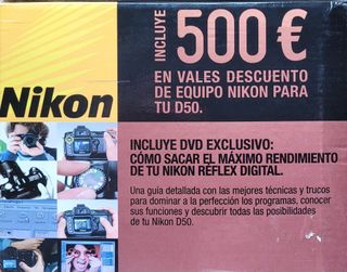Caja Nikon D50 + Objetivo AF-S DX 18-55mm