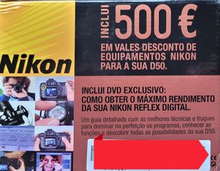Caja Nikon D50 + Objetivo AF-S DX 18-55mm
