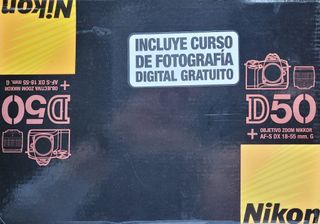 Caja Nikon D50 + Objetivo AF-S DX 18-55mm