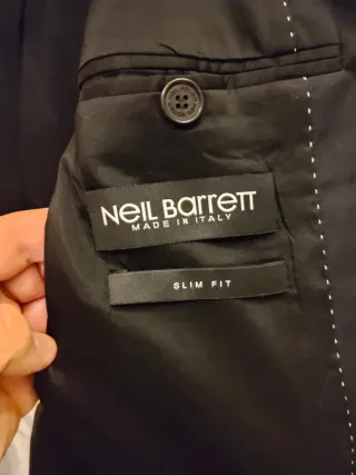 Chaqueta Americana Neil Barrett Negra