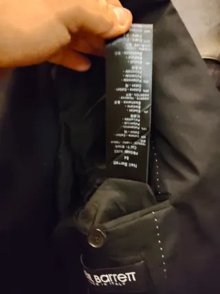 Chaqueta Americana Neil Barrett Negra