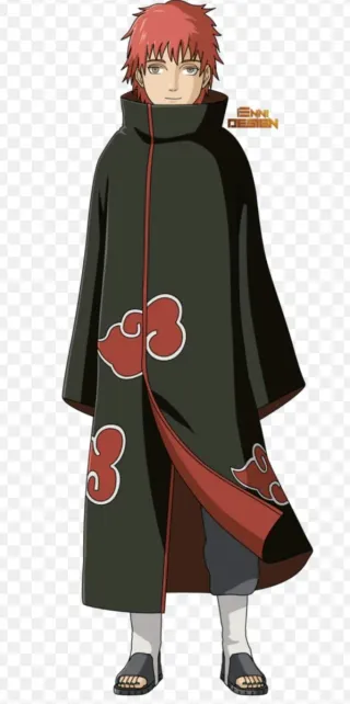 Disfraz Akatsuki + cinta cabeza +pulsera+colgante