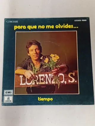 Portada Single Para que no me olvides Lorenzo, S.