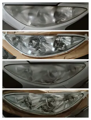 Pulido y restauración de faros