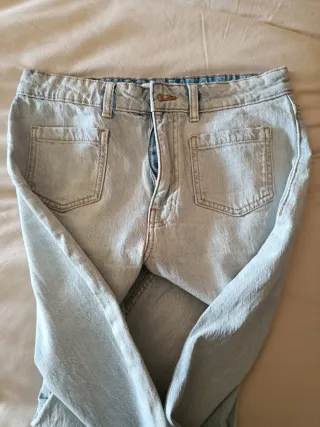 Pantalón vaquero Mango azul