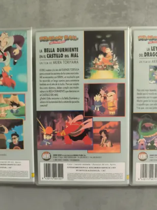 Lote 3 VHS Dragon Ball (Películas)