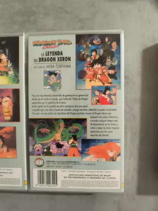 Lote 3 VHS Dragon Ball (Películas)
