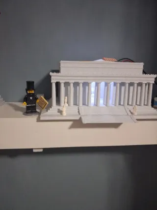 Figura Lego Abraham Lincoln morumemto