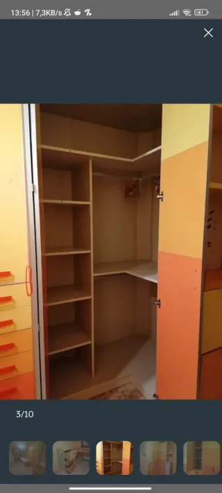 Armario modular + armario rinconero y zapatero