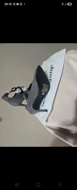 Scarpe con tacco grigie