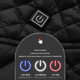 Chaleco Térmico Eléctrico USB Mujer