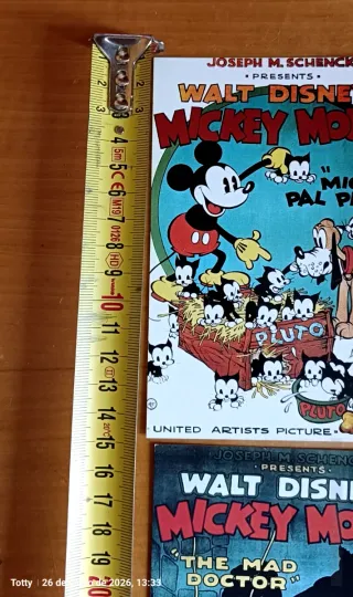 Postales Películas Disney Mickey Mouse