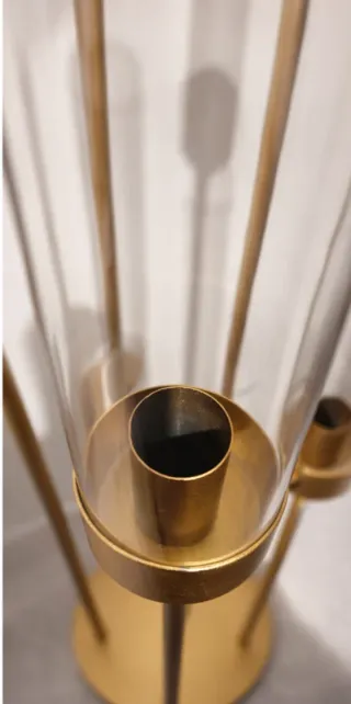 Candelabro de pie dorado XL (más de 1 m) · Premium