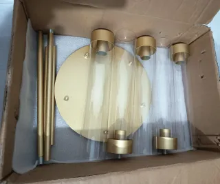 Candelabro de pie dorado XL (más de 1 m) · Premium