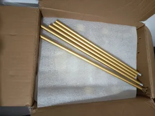 Candelabro de pie dorado XL (más de 1 m) · Premium