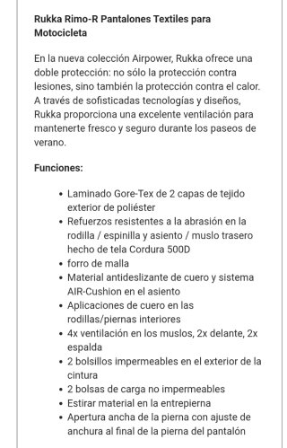 Pantalón Trail Rukka Rimo Gore-Tex