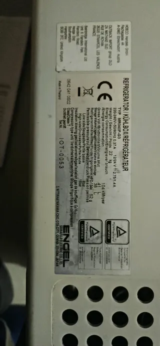 Nevera Portátil Engel 41L - Como Nueva