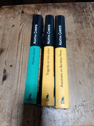 Tres libros de Agatha Christie