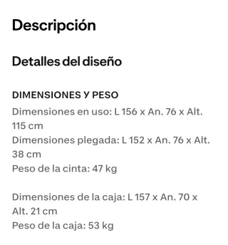 Cinta de Correr Plegable