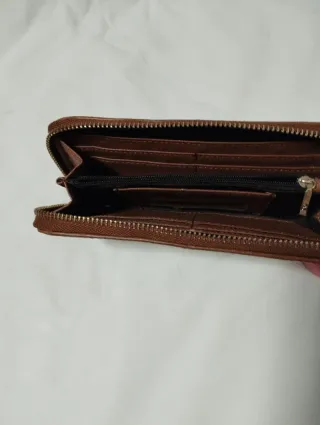 Cartera Parfois Marrón y Blanca