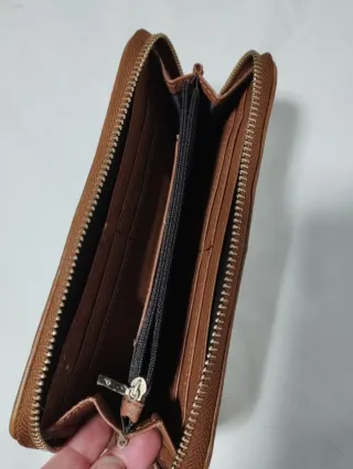 Cartera Parfois Marrón y Blanca