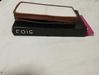 Cartera Parfois Marrón y Blanca