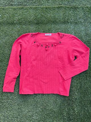 Jersey primavera Algodón Mujer XL Escote Decorado