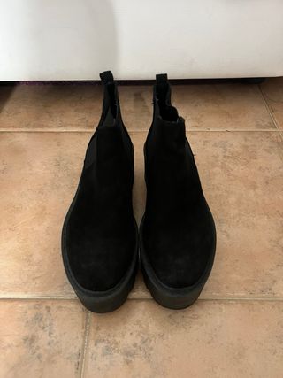 Botines plataforma Pull&Bear negros