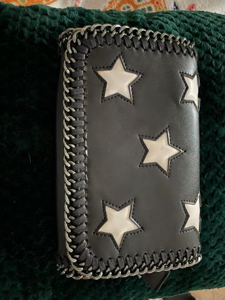 Borsa Stella McCartney Stelle Nero Bianco