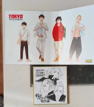 Disfraz Capa Tokyo Revengers Negra Dorada