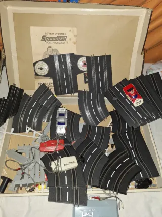 Circuito Scalextric Speedtrax Años 70