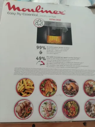 Freidora de aire Moulinex 3.5L,buen estado9/10.