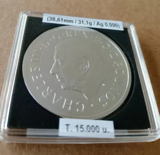 🇬🇧 Moneda 1 onza Plata Drácula Gothic Horror 202