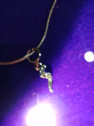 Colgante y cadena Plata Ley