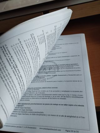 Libros test supuestos CUERPO DE AYUDANTES de IIPP