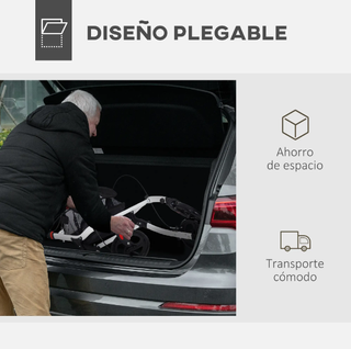 HOMCOM Andador para Personas Mayores Plegable