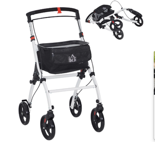 HOMCOM Andador para Personas Mayores Plegable