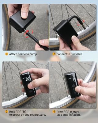 NUEVO! Mini Bomba Eléctrica Bicicleta 120 PSI